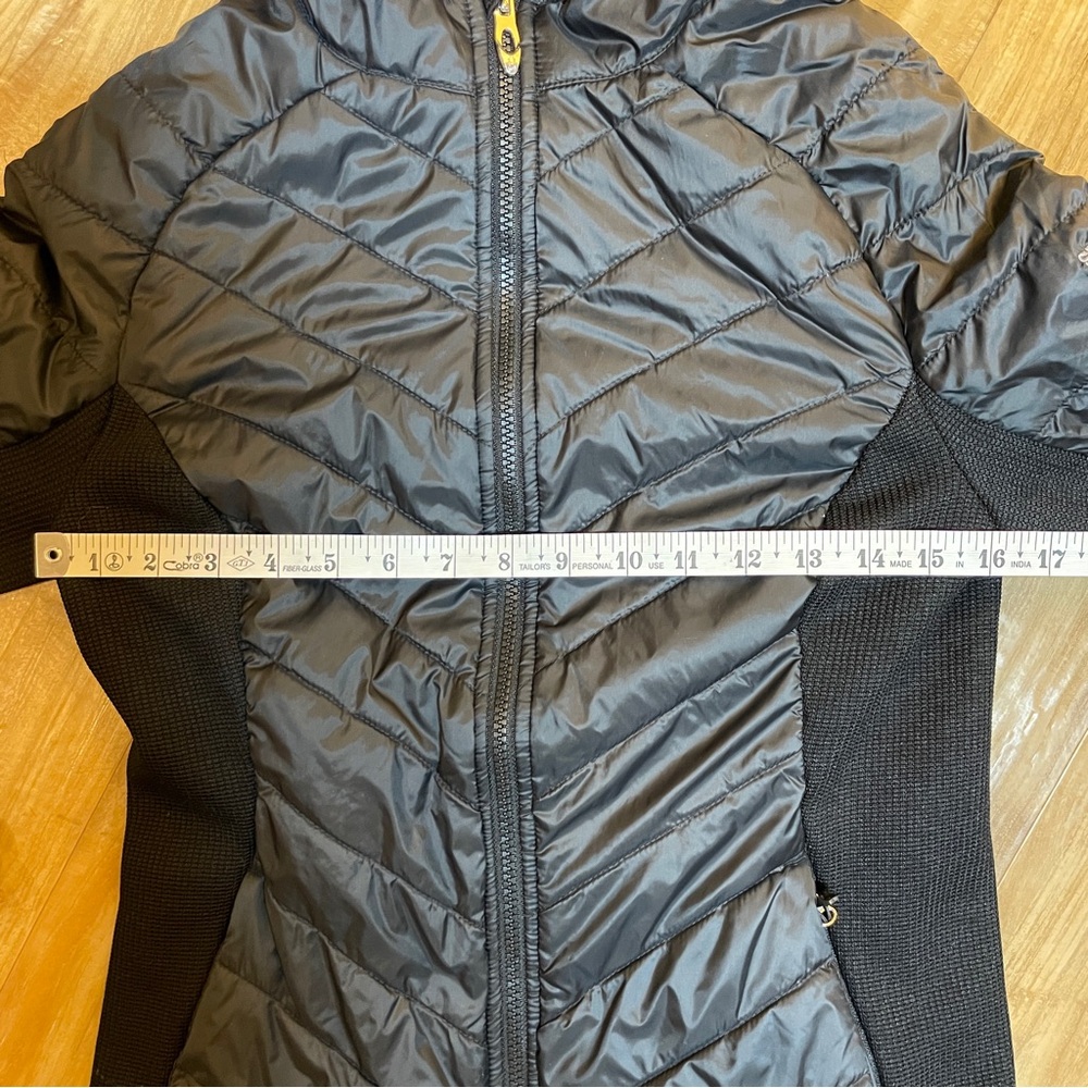 SPYDER Women’s Full Zip Insulated Hooded Quilted Puffer Jacket Black Small S - Picture 15 of 15